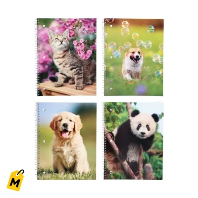 Libretas Jot Espiral Animales Divertidos 70 Paginas Pa Ninos y Estudiantes