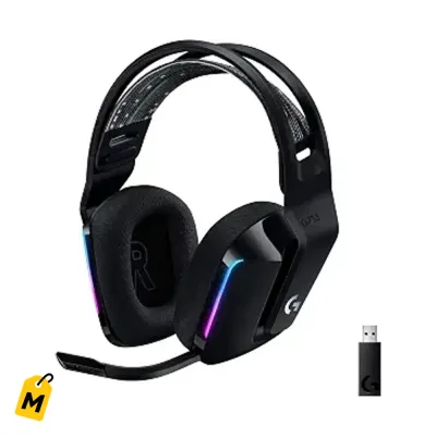 Logitech G733 Lightspeed Audifonos Gaming Inalambricos RGB - Sonido Pro, Mic Blue VO CE