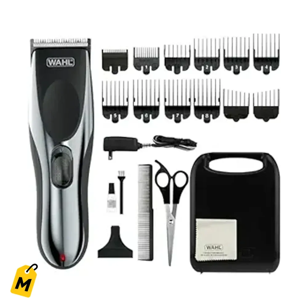 Maquina Wahl Recargable Kit Cortapelo y Afeitadora Sin Cable para Barba y Cuerpo