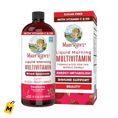 MaryRuths Multivitaminico Liquido pa la Familia Entera - Energia y Salud