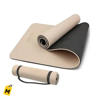 Mat de Yoga PAIDU 10MM Gruesa Antideslizante y Resistente - Pa Ejercicios