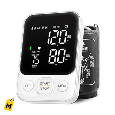 Monitor de Presion Arterial de Brazo DOUHAO 240 Memorias Facil de Usar