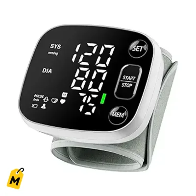 Monitor de Presion Oklar pa la Muneca Recargable - Chequea tu salud facil