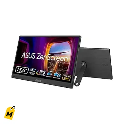 Monitor Portatil ASUS ZenScreen 15.6 pulg Full HD USB-C HDMI Pa tu Laptop