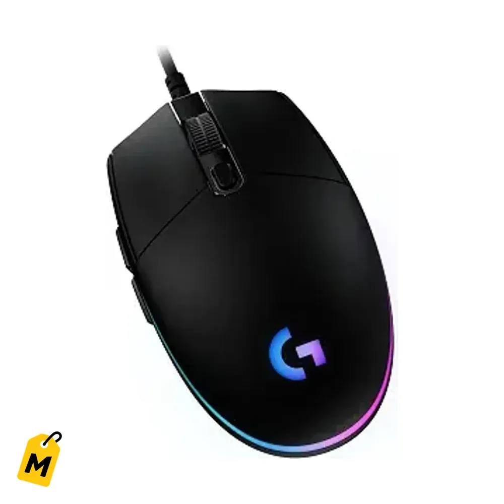 Mouse Gaming Logitech G203 Negro | RGB LIGHTSYNC, Memoria, 6 Botones, PC/Mac