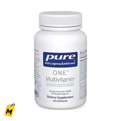 Multivitamin O.N.E. Pure Encapsulations - Energia y Salud para Hombres y Mujeres
