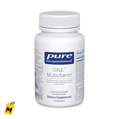 Multivitaminico ONE Pure Encapsulations - 30 Capsulas pa tu Bienestar Total