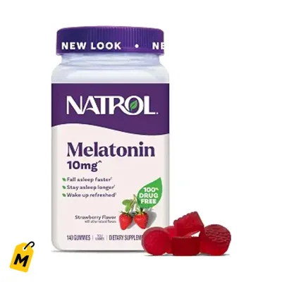 Natrol Melatonina 10mg Gomitas - Duerme como un bebe - 140 Unidades