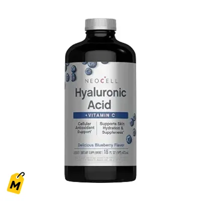 NeoCell Acido Hialuronico Liquido 16 oz con Vitamina C Piel y Articulaciones