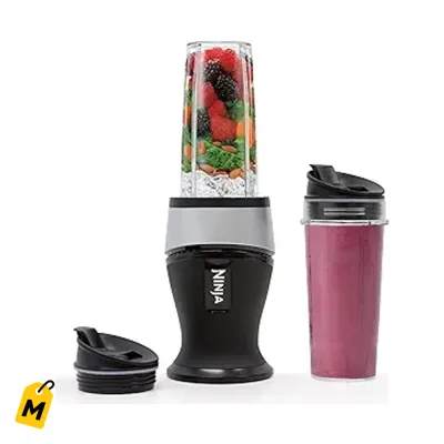 Mini Licuadora Ninja Fit 700W con 2 Vasos Pa Llevar
