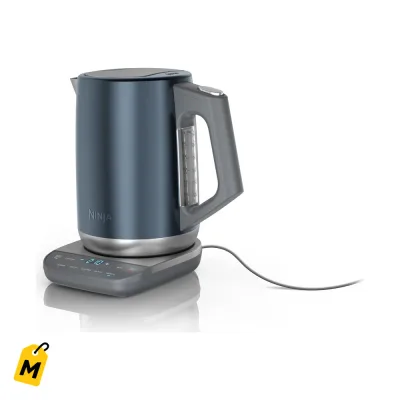Ninja Hervidor Electrico Azul 7 Tazas con Temperatura Precisa y Hervido Rapido