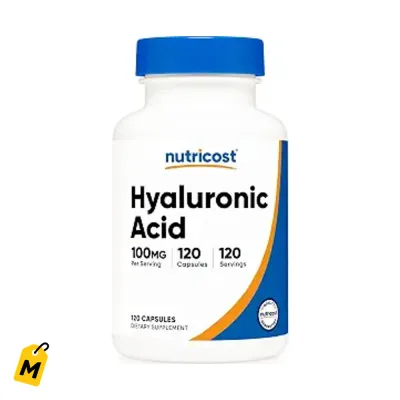 Nutricost Acido Hialuronico 100mg, 120 Capsulas Veganas
