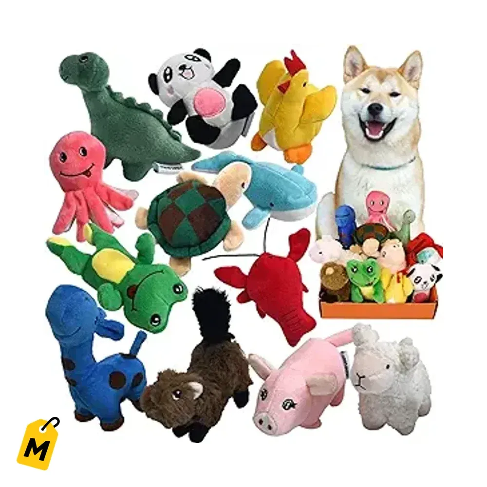 Pack 12 Juguetes Peluche Chillon Pa Perros Pequenos Legend Sandy