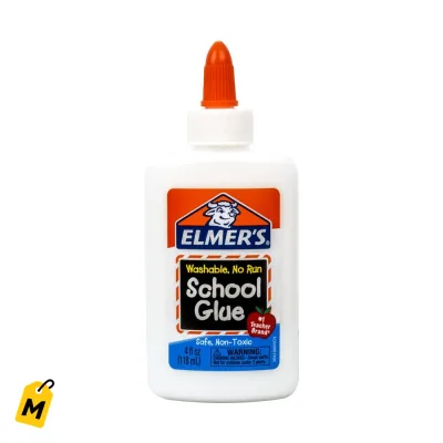 Pega Escolar Elmer, 6 Botellas de 4 oz - Pa la Escuela y Proyectos