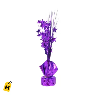 Pesas Moradas Pa Globos y Centros de Mesa - Dale un Toque Chulo a tu Fiesta