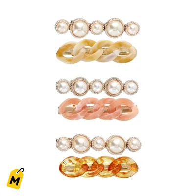 Pinzas pa el pelo, disenos variados, pack de 2