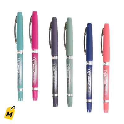 Plumas Inc Optimus Punta Fina - Paquete Doble de Colores Vibrantes