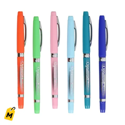 Plumas Optimus Punta Fina de Moda - Pack de 3