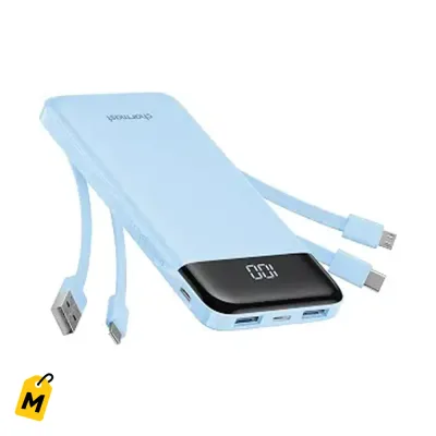 Power Bank Charmast: Carga Sin Estres, 4 Cables Pa To Tus Aparatos