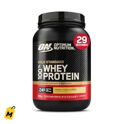 Proteina Gold Standard Whey Vainilla Francesa 2 LB Optimum Nutrition