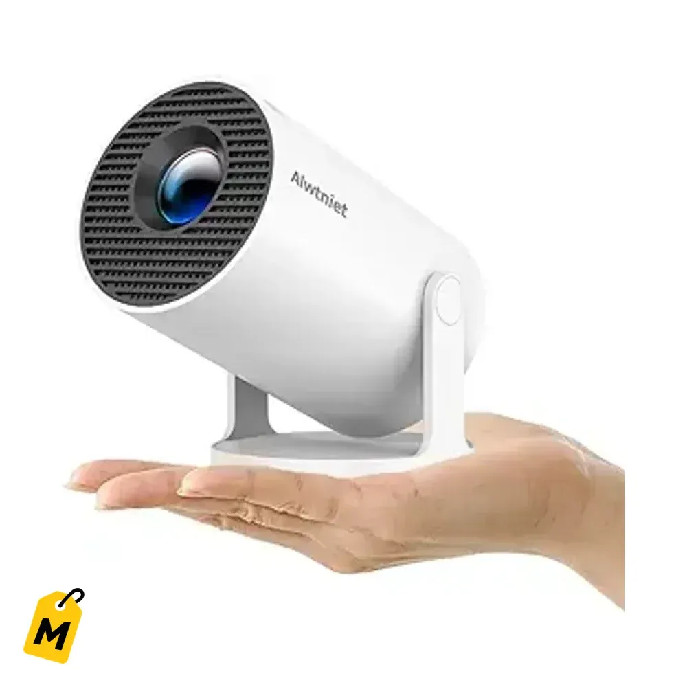 Proyector Mini HY300Pro Wifi 6 Android 14 4K Portatil Pa Tu Cine En Casa