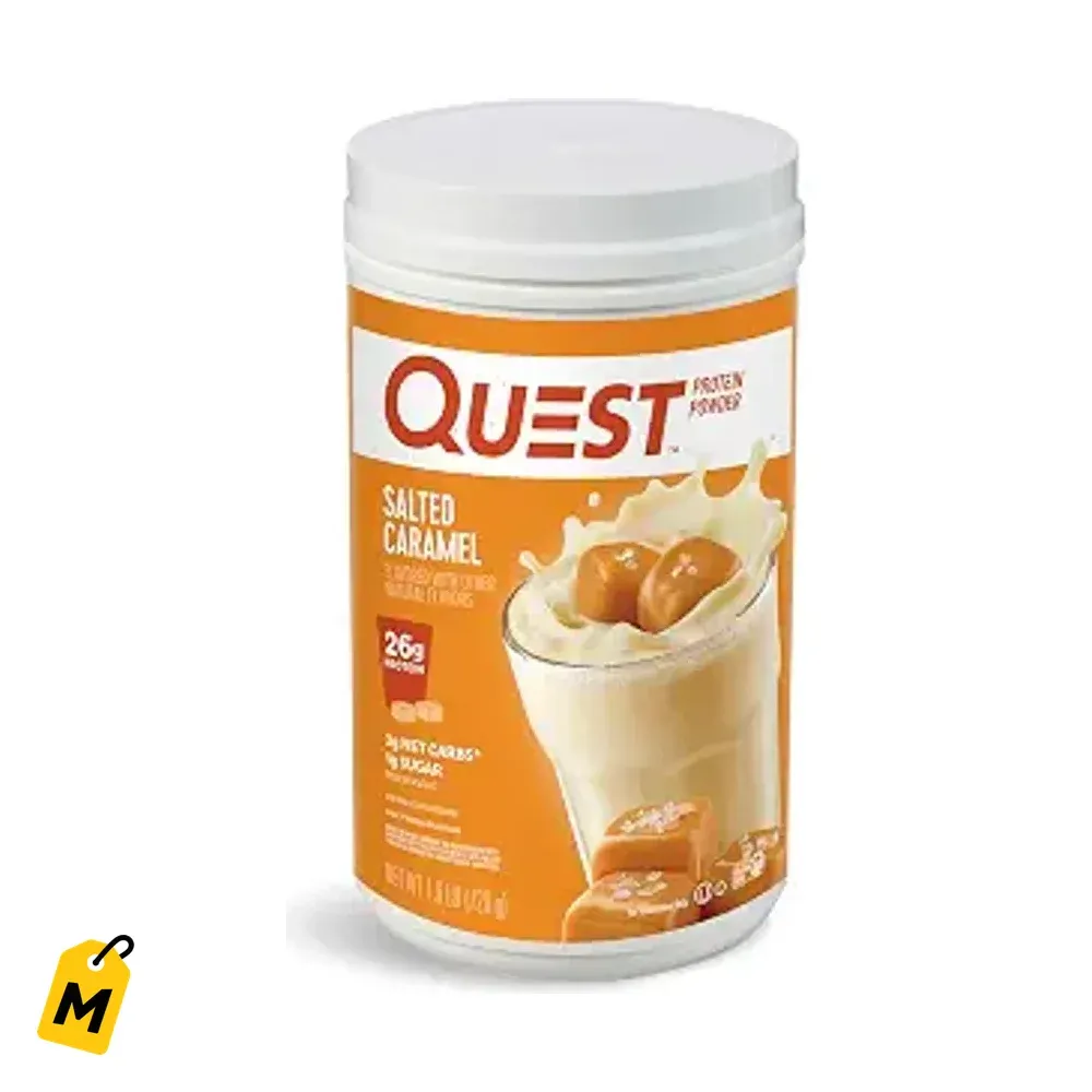 Quest Proteina Caramelo Salado 26g Proteina Bajo Azucar Sin Gluten