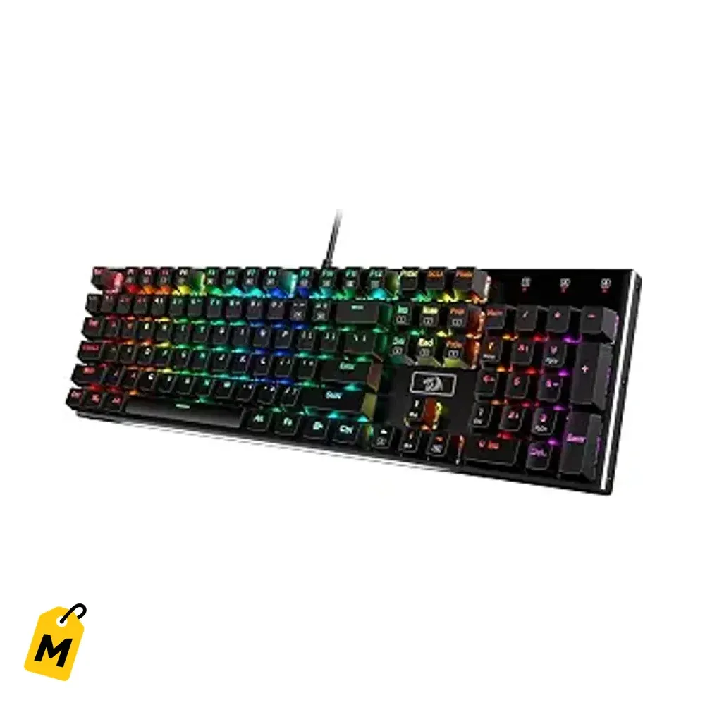 Redragon K556 Teclado Gaming Hot-Swap RGB con Base de Aluminio