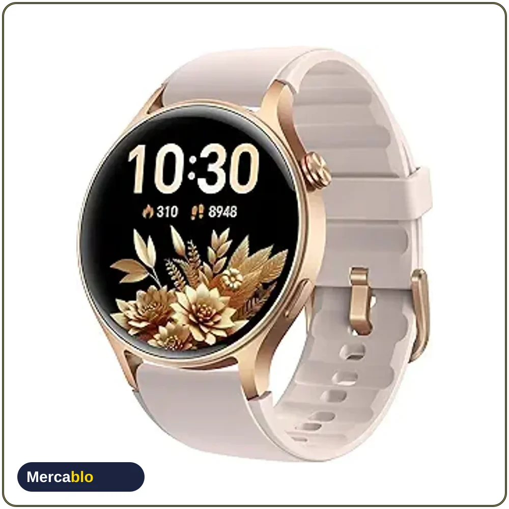 Reloj Inteligente aeac Mujer: Llamadas, Salud, Deportes, Pantalla AMOLED