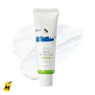 ROUND LAB Protector Solar SPF 50+ Oxido Zinc Piel Sensible Ligero Coreano