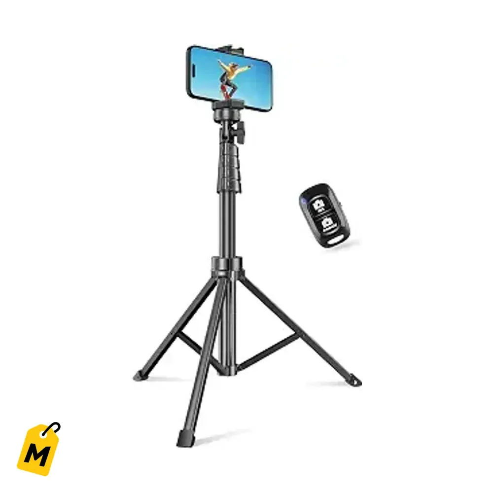 SENSYNE Tripode Selfie Stick 62 Pulgadas con Control Remoto Inalambrico
