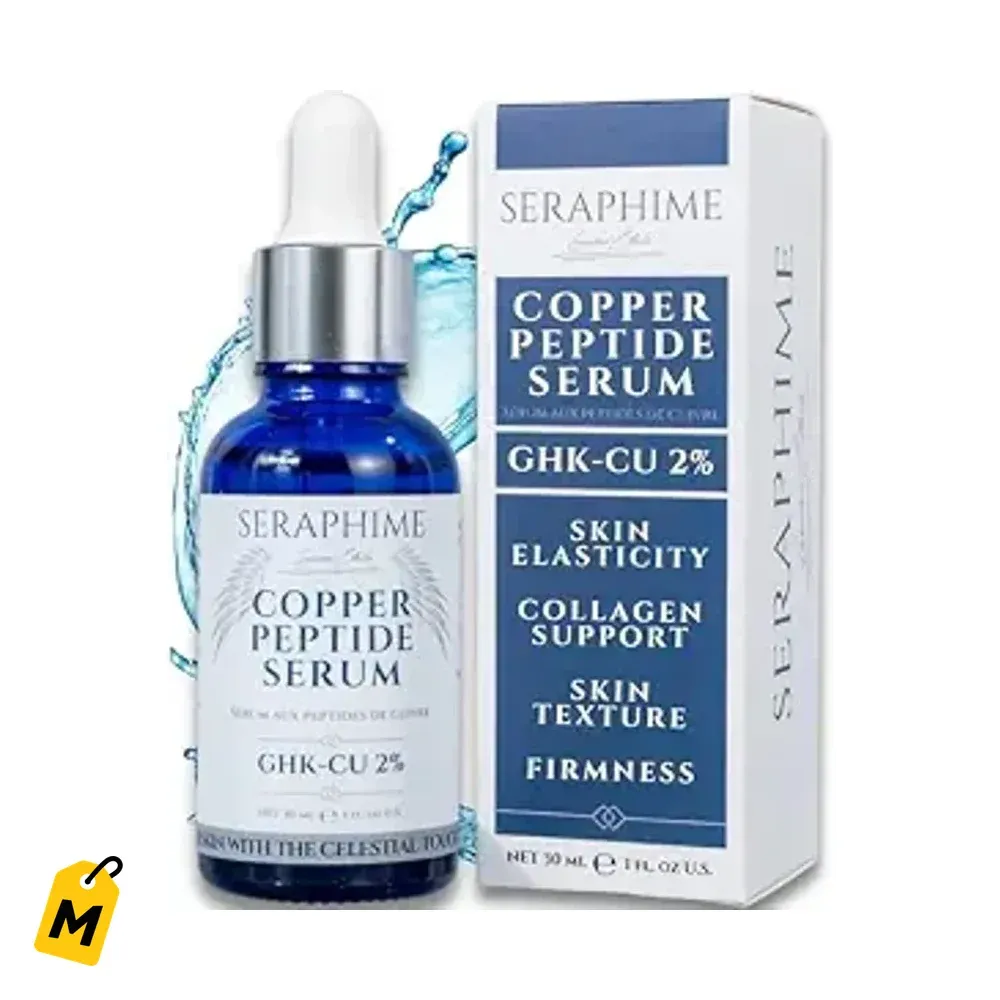 Serum Facial Peptidos Cobre GHK-CU y Colageno Piel Firme y Radiante