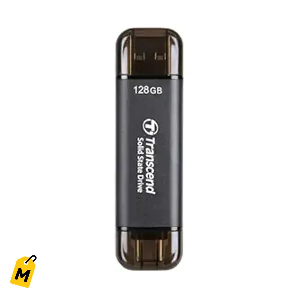 SSD Externo Transcend ESD310 128GB - 1050MB/s - USB Dual Tipo C y A pa to