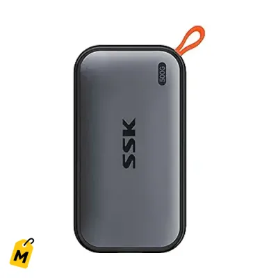 SSK SSD Portatil 500GB USB C Super Rapido 1050MB/s para iPhone y mas
