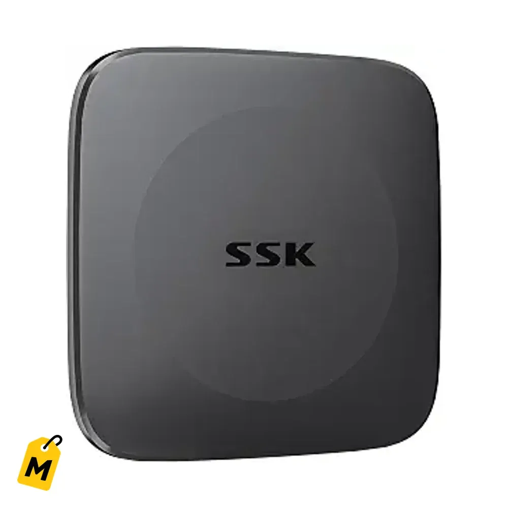 SSK SSD Externo 256GB Portatil USB C+A - Super Rapido y Facil de Llevar