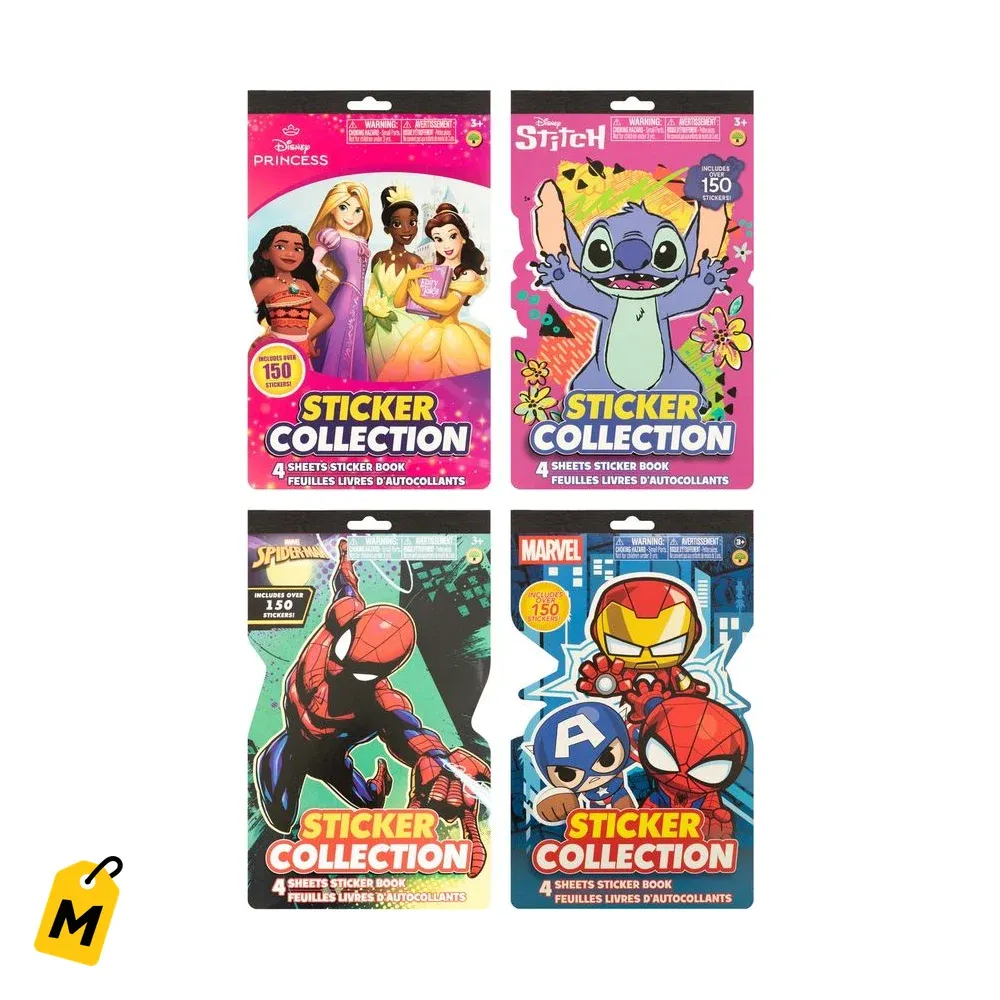 Stickerland Libros de Stickers de Personajes Chulos Pa Decorar