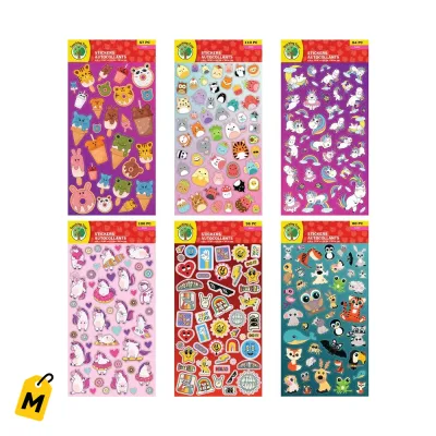 Stickers Laser Jot Surtidos: Colores Y Diversion Pa Los Pequenos
