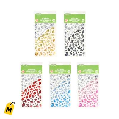 Stickers Ombre Crafters Square: 100 Unidades pa Decorar con Estilo