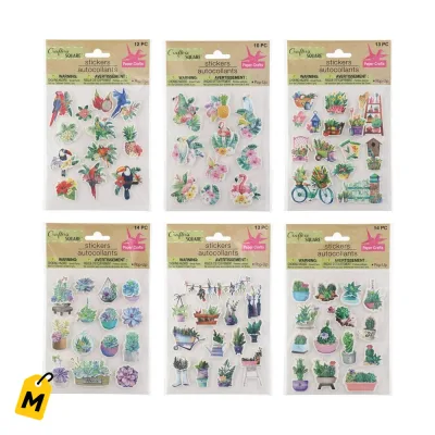 Stickers Pop-up Iridiscentes Crafters Square Dale un Toque Unico