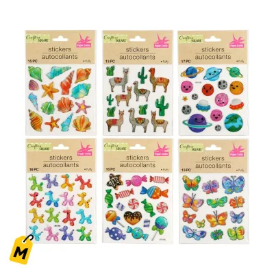 Stickers Puffy 3D Pa Que Tus Manualidades Cojan Vida - Mercablo