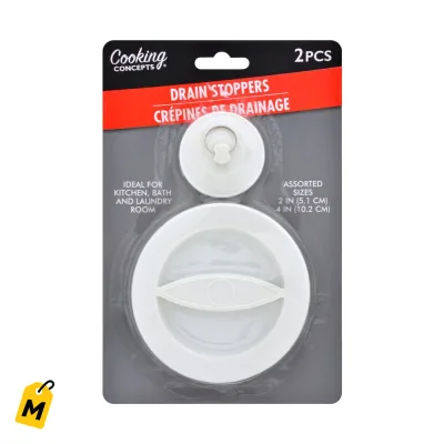 Tapones De Desague Plasticos Cooking Concepts - Paquete De 2