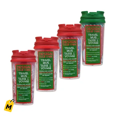 Tazas de Viaje Navidenas Personalizables, 11 oz.