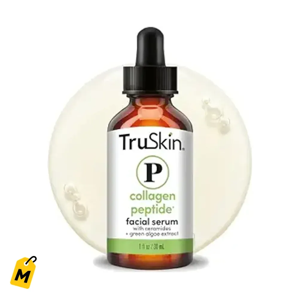 TruSkin Suero Facial Peptidos y Ceramidas Piel Firme Joven y Suave 1oz