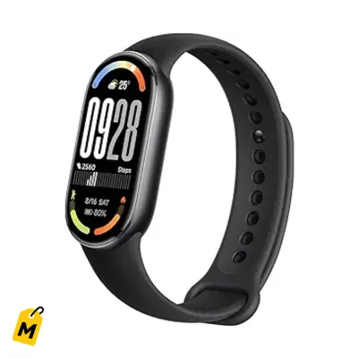 XIAOMI Mi Smart Band 10 (2025) Global - Pantalla AMOLED 1.72 - Bateria 21 Dias - Negro